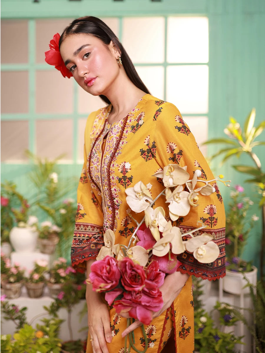 Salitex | Izel Lawn 24 | LUXURY LAWN EMBROIDERED SUIT by Salitex - Designer Dress - Type: Casuals - Available at Libayah - 100% Original
