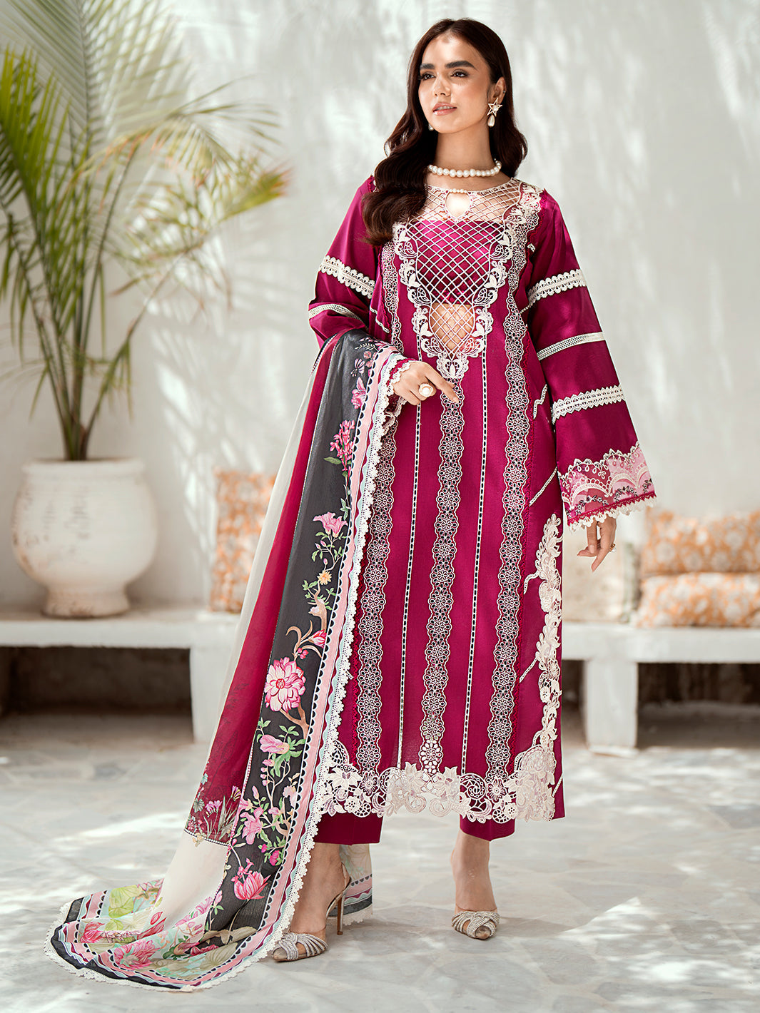 Bin Ilyas | Riwaayst Spring Summer 24 | 308-A by Bin Ilyas - Designer Dress - Type: Ladies Clothes - Available at Libayah - 100% Original