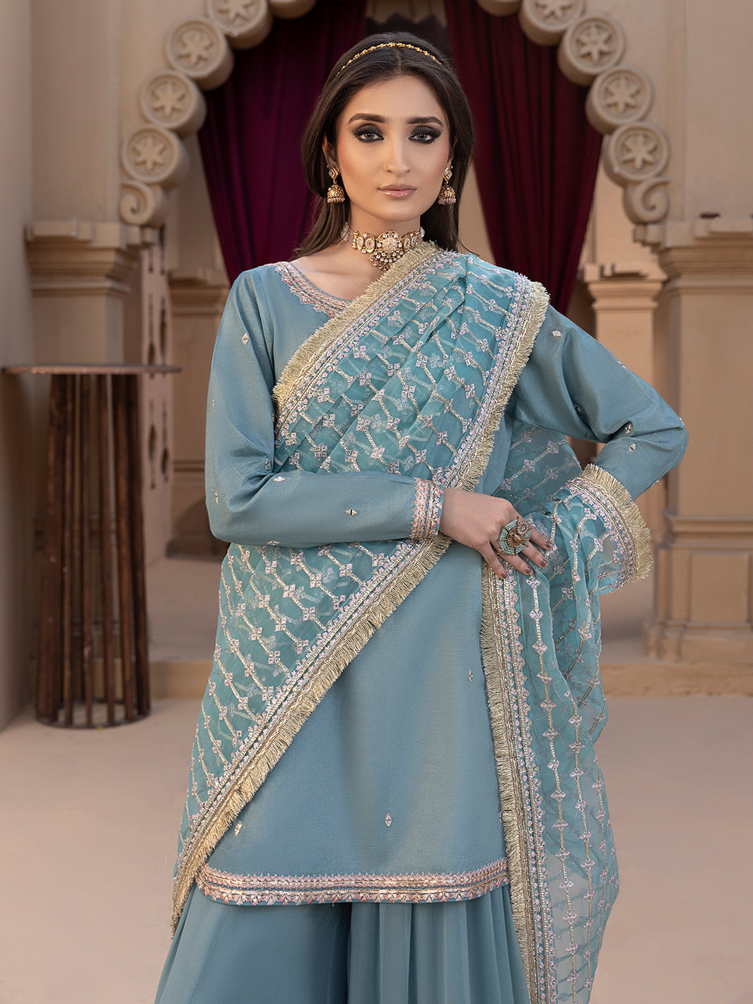 Hem Stitch | Raw Silk Edit 25 | Layla by Hemstitch - Designer Dress - Type: Ladies Clothes - Available at Libayah - 100% Original