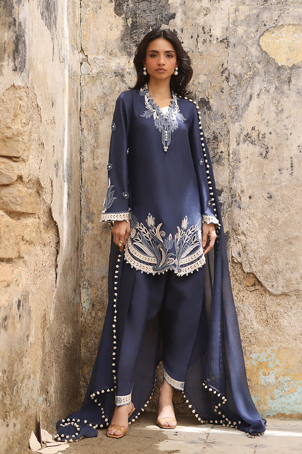 Wardha Saleem | Zimal Luxury Eid Edit 26 | Neelam by Wardha Saleem - Designer Dress  - Type : Ladies Clothes - Available at Libayah - 100% Original 
