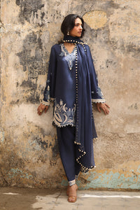Wardha Saleem | Zimal Luxury Eid Edit 26 | Neelam by Wardha Saleem - Designer Dress  - Type : Ladies Clothes - Available at Libayah - 100% Original 