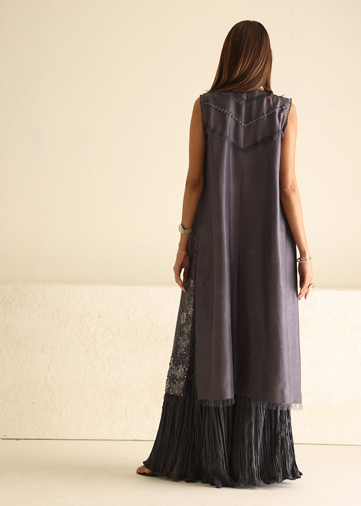 Umsha | Luxury Pret | AURORA GREY by Umsha - Designer Dress - Type: Ladies Clothes - Available at Libayah - 100% Original