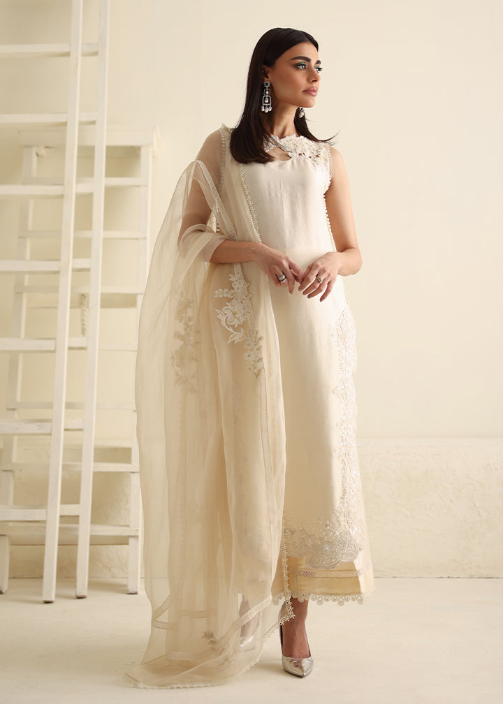 Umsha | Luxury Pret | IVORY LOVE by Umsha - Designer Dress - Type: Ladies Clothes - Available at Libayah - 100% Original