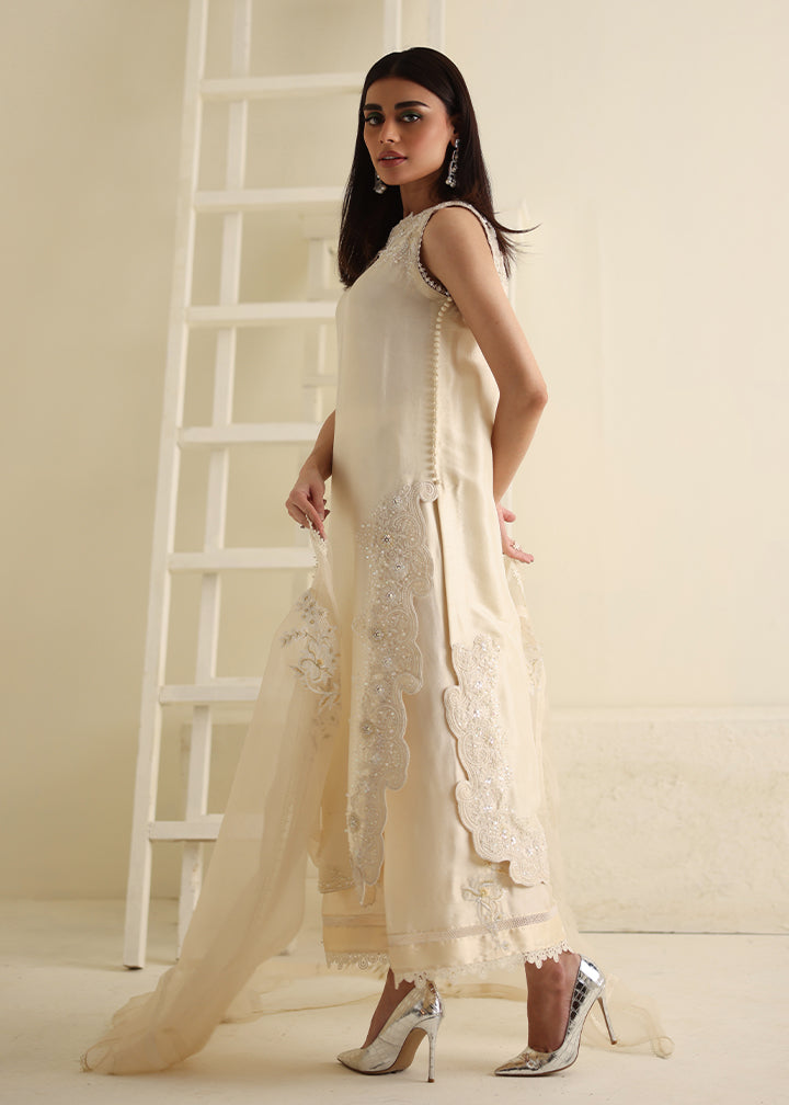 Umsha | Luxury Pret | IVORY LOVE by Umsha - Designer Dress - Type: Ladies Clothes - Available at Libayah - 100% Original