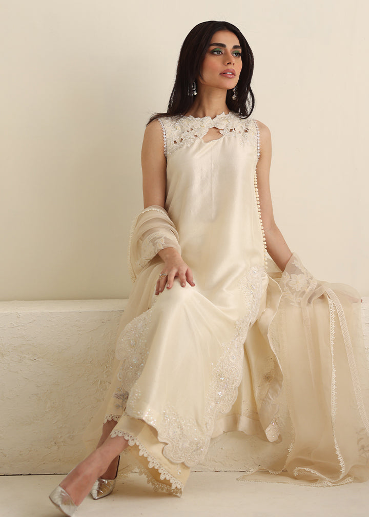 Umsha | Luxury Pret | IVORY LOVE by Umsha - Designer Dress - Type: Ladies Clothes - Available at Libayah - 100% Original