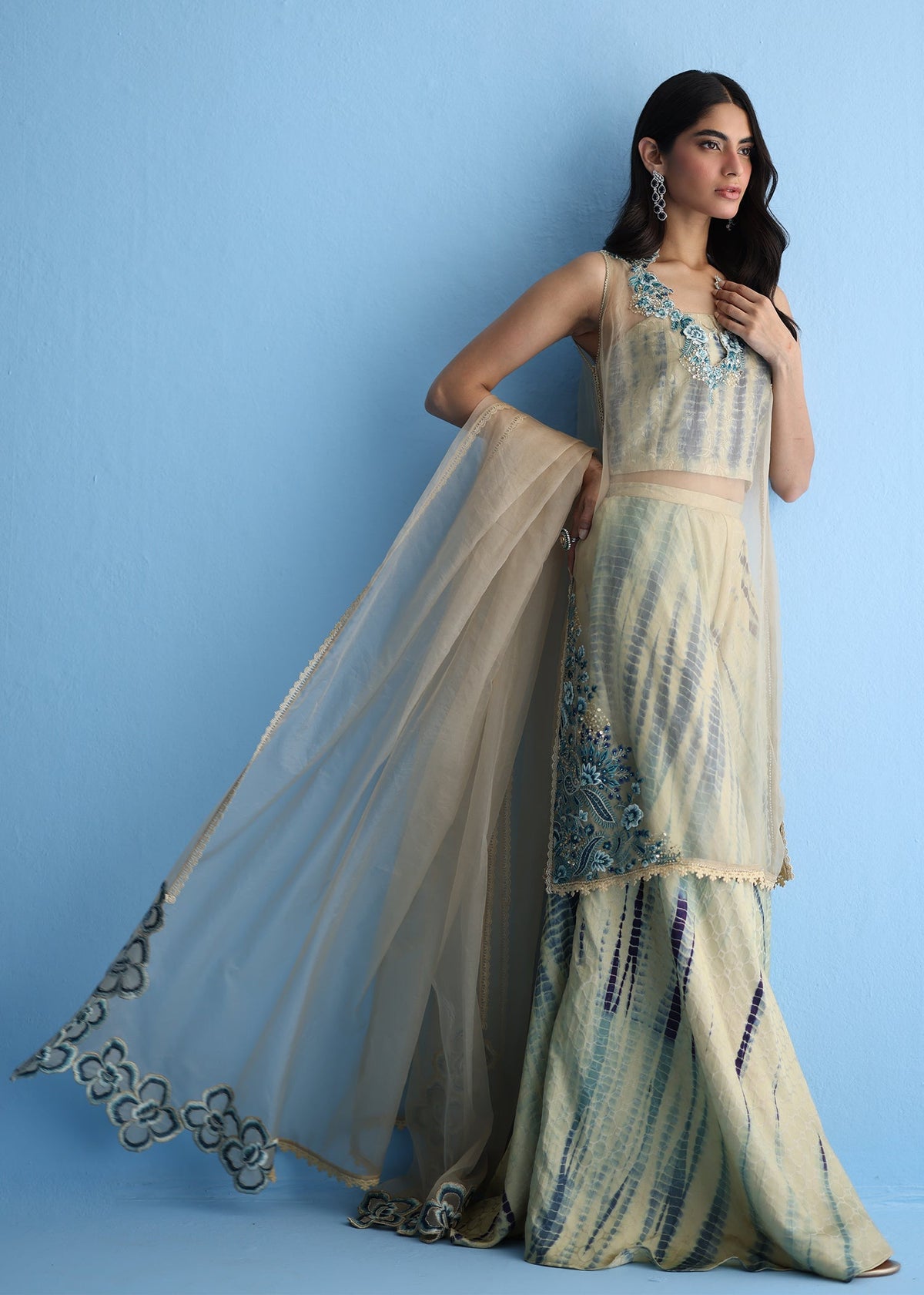 Umsha | Luxury Pret | QUEEN PEACOCK by Umsha - Designer Dress - Type: Ladies Clothes - Available at Libayah - 100% Original