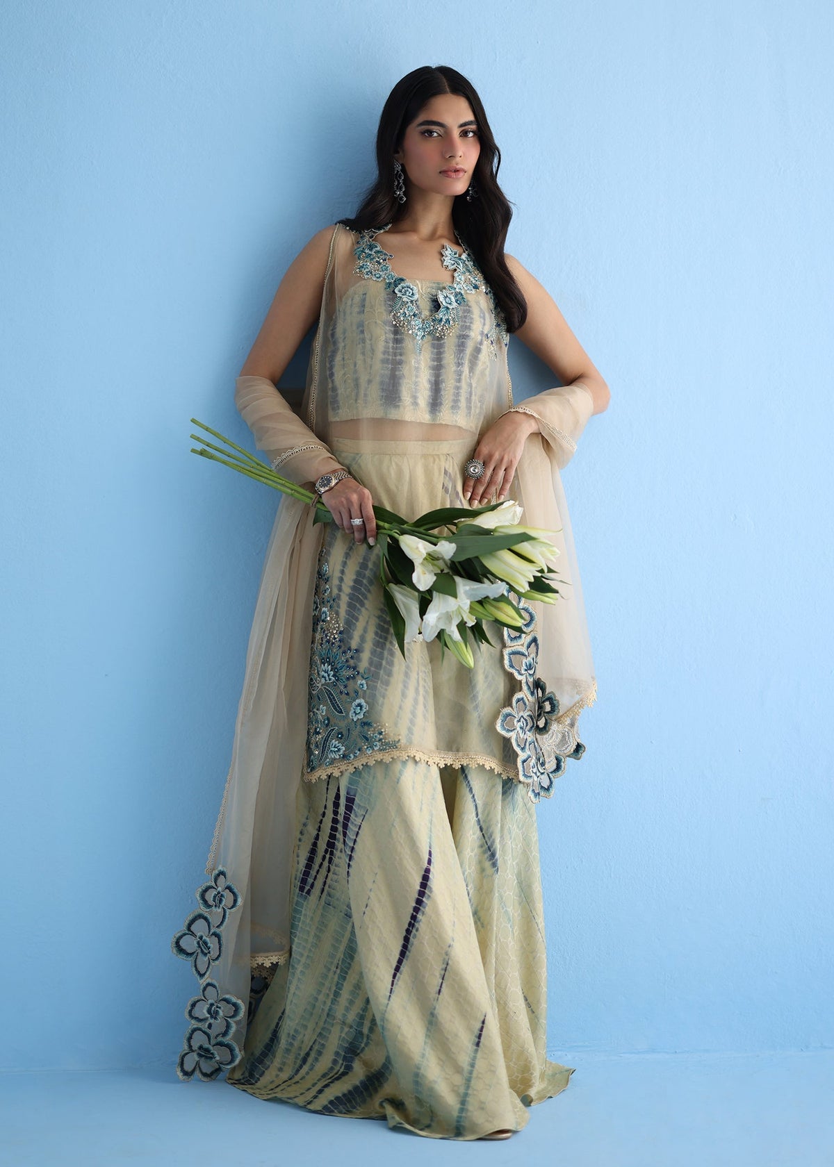 Umsha | Luxury Pret | QUEEN PEACOCK by Umsha - Designer Dress - Type: Ladies Clothes - Available at Libayah - 100% Original