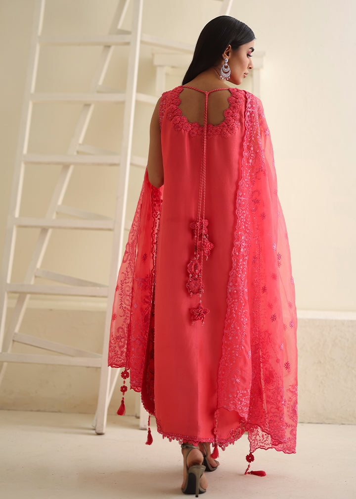 Umsha | Luxury Pret | TROPICAL PINK by Umsha - Designer Dress - Type: Ladies Clothes - Available at Libayah - 100% Original