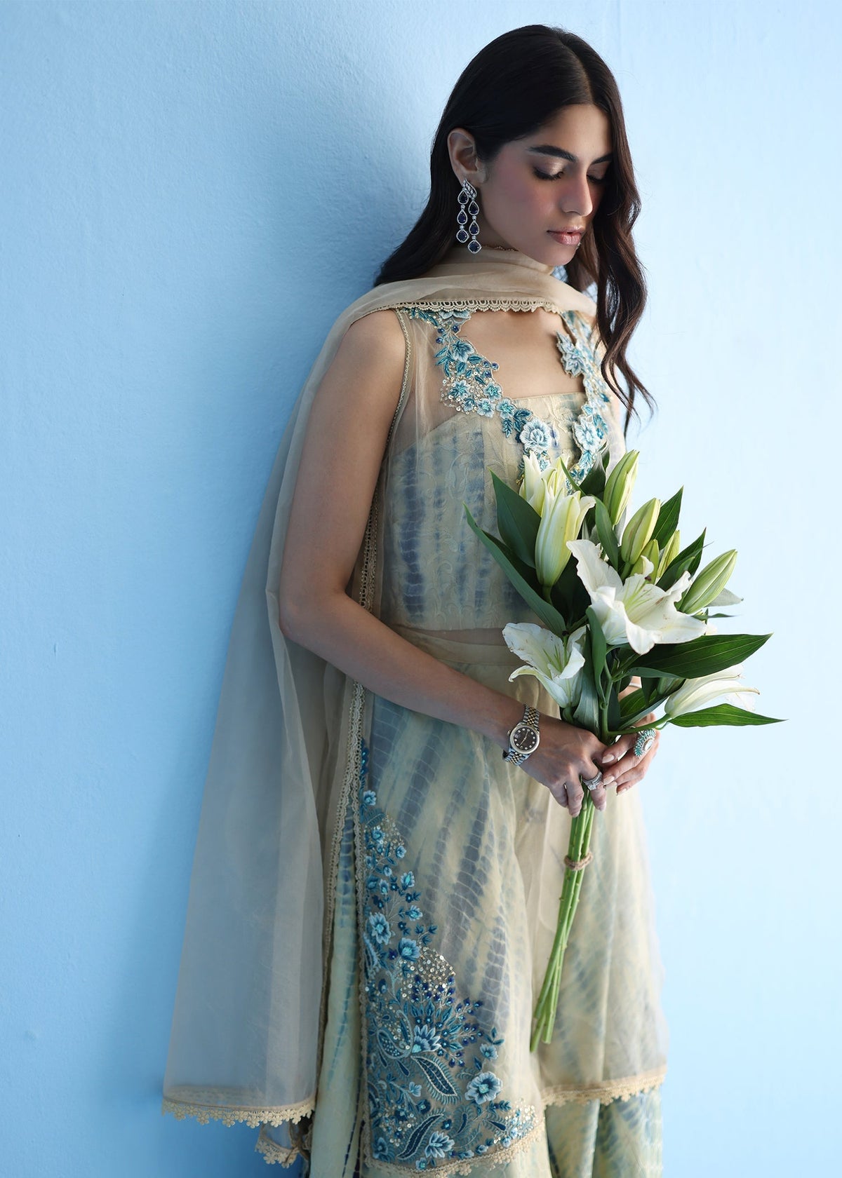 Umsha | Luxury Pret | QUEEN PEACOCK by Umsha - Designer Dress - Type: Ladies Clothes - Available at Libayah - 100% Original
