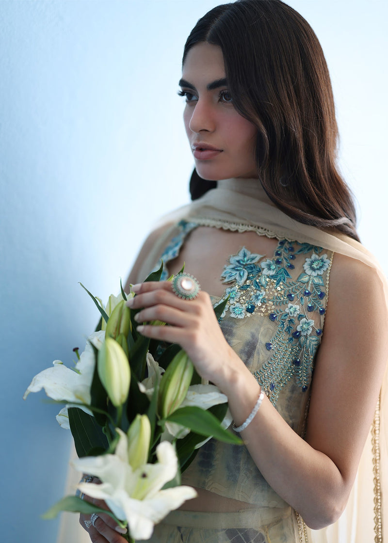 Umsha | Luxury Pret | QUEEN PEACOCK by Umsha - Designer Dress - Type: Ladies Clothes - Available at Libayah - 100% Original