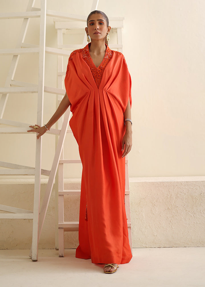 Umsha | Luxury Pret | IT ORANGE by Umsha - Designer Dress - Type: Ladies Clothes - Available at Libayah - 100% Original