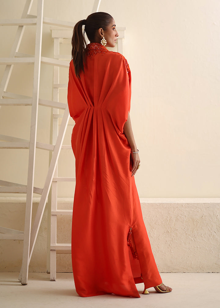 Umsha | Luxury Pret | IT ORANGE by Umsha - Designer Dress - Type: Ladies Clothes - Available at Libayah - 100% Original
