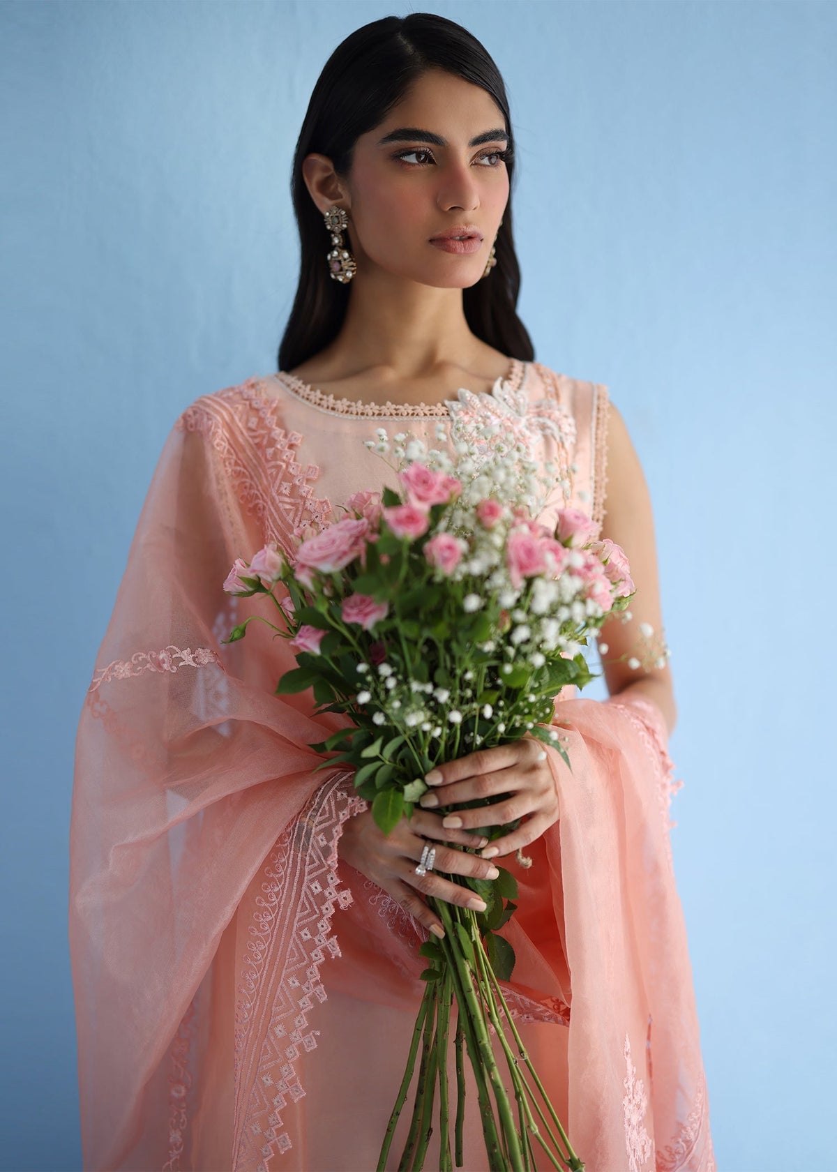 Umsha | Luxury Pret | CORAL WAVES by Umsha - Designer Dress - Type: Ladies Clothes - Available at Libayah - 100% Original