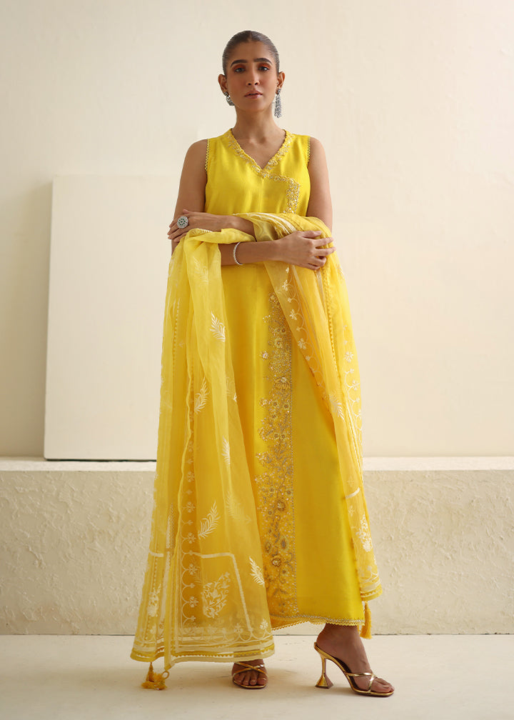 Umsha | Luxury Pret | SPICY SUNLIGHT by Umsha - Designer Dress - Type: Ladies Clothes - Available at Libayah - 100% Original