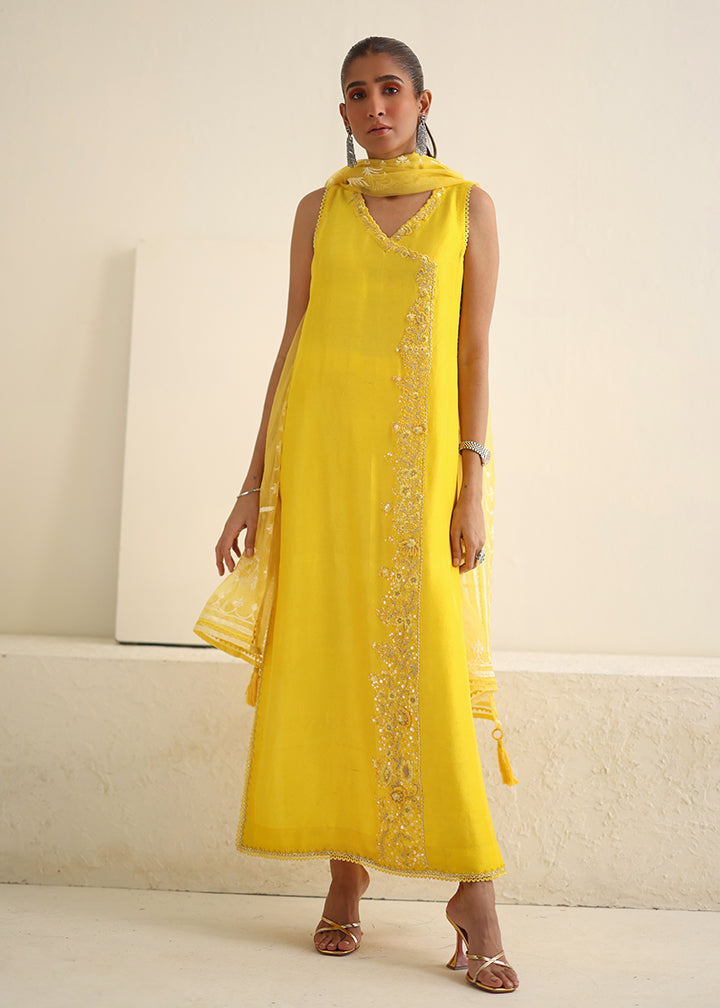 Umsha | Luxury Pret | SPICY SUNLIGHT by Umsha - Designer Dress - Type: Ladies Clothes - Available at Libayah - 100% Original
