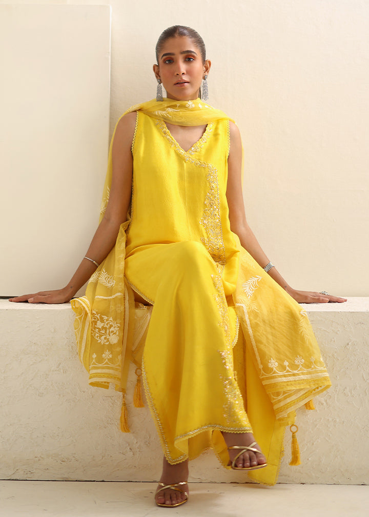 Umsha | Luxury Pret | SPICY SUNLIGHT by Umsha - Designer Dress - Type: Ladies Clothes - Available at Libayah - 100% Original