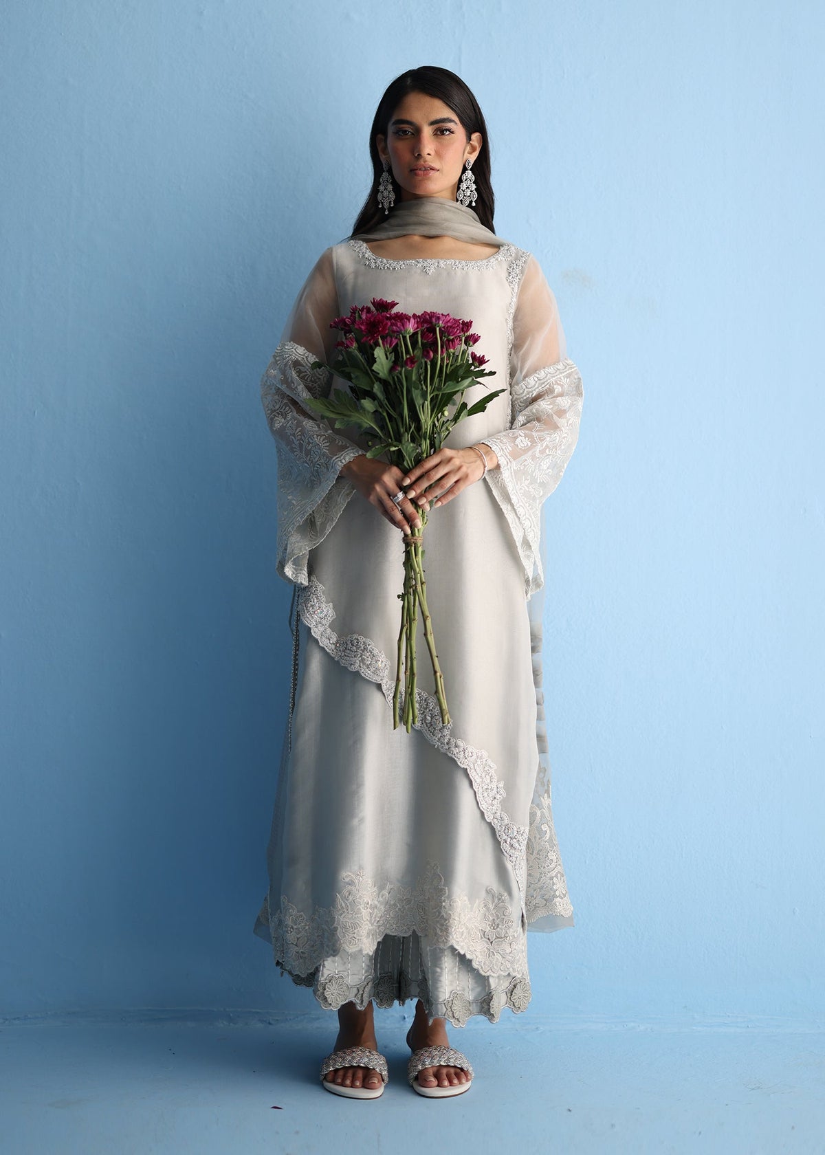 Umsha | Luxury Pret | FROSTED PEARL by Umsha - Designer Dress - Type: Ladies Clothes - Available at Libayah - 100% Original