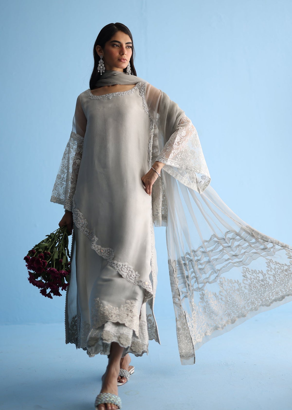 Umsha | Luxury Pret | FROSTED PEARL by Umsha - Designer Dress - Type: Ladies Clothes - Available at Libayah - 100% Original