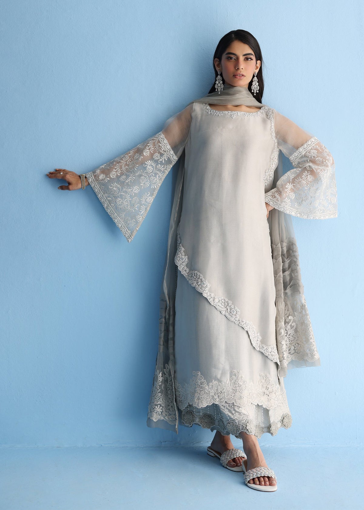 Umsha | Luxury Pret | FROSTED PEARL by Umsha - Designer Dress - Type: Ladies Clothes - Available at Libayah - 100% Original