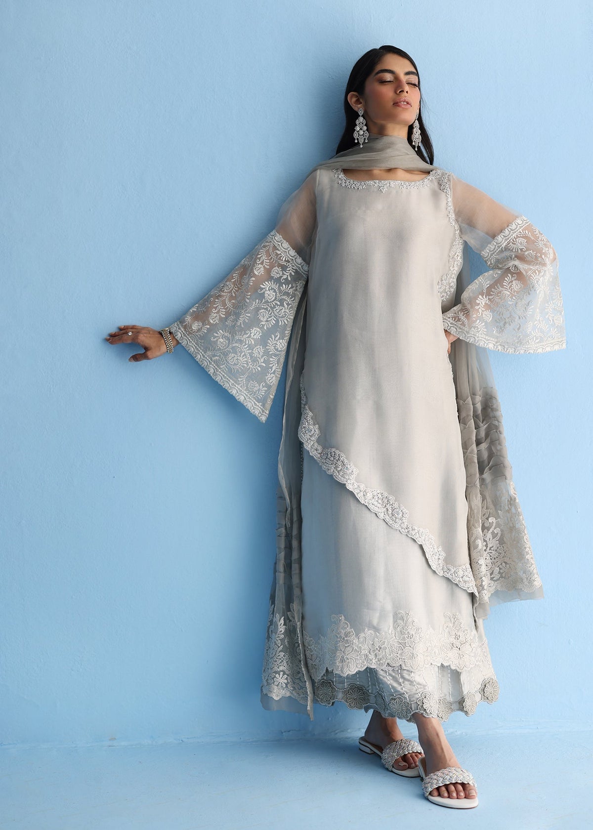 Umsha | Luxury Pret | FROSTED PEARL by Umsha - Designer Dress - Type: Ladies Clothes - Available at Libayah - 100% Original