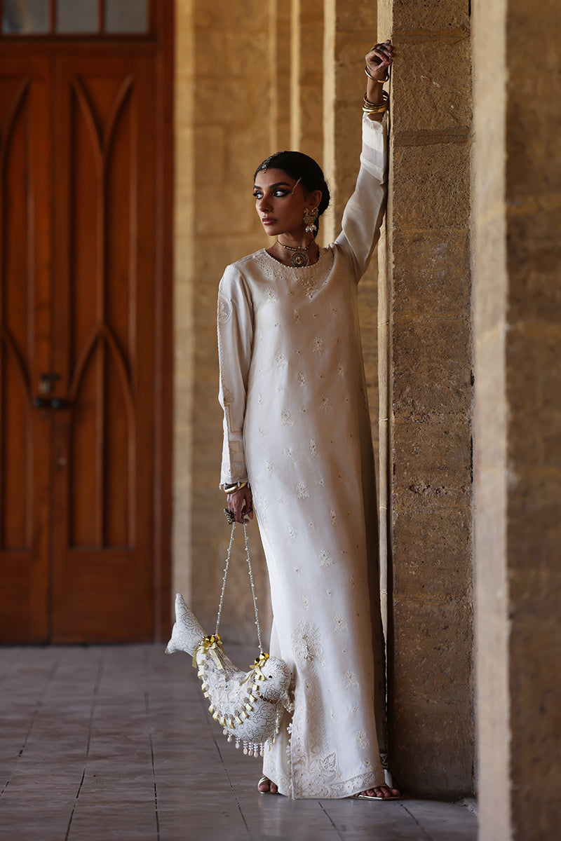 Afrozeh | Basic Pret 26 RTW | NACRE by Afrozeh - Designer Dress  - Type : Ladies Clothes - Available at Libayah - 100% Original 