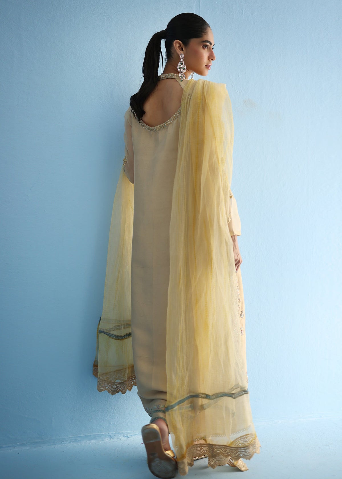 Umsha | Luxury Pret | SEA GOLD TREASURE by Umsha - Designer Dress - Type: Ladies Clothes - Available at Libayah - 100% Original