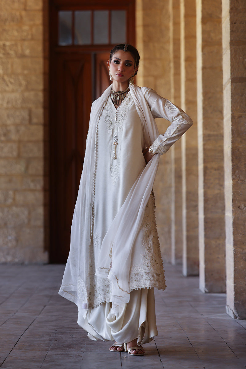 Afrozeh | Basic Pret 26 RTW | NACRE by Afrozeh - Designer Dress  - Type : Ladies Clothes - Available at Libayah - 100% Original 