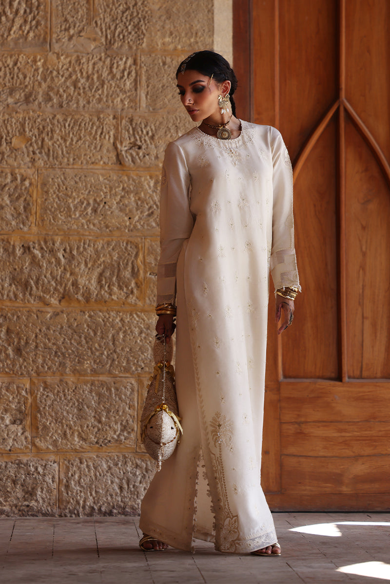 Afrozeh | Basic Pret 26 RTW | NACRE by Afrozeh - Designer Dress  - Type : Ladies Clothes - Available at Libayah - 100% Original 
