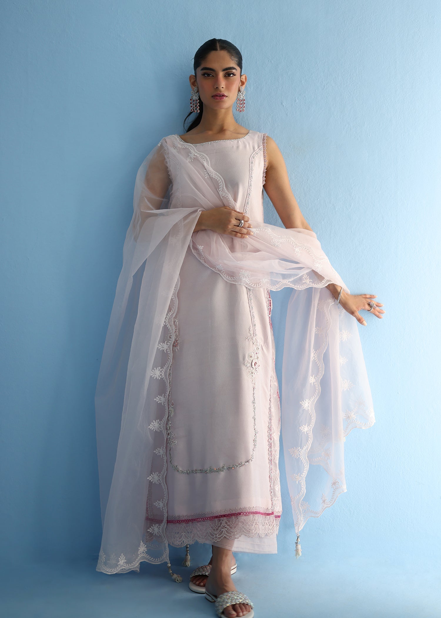 Umsha | Luxury Pret | PINK SPLASH by Umsha - Designer Dress - Type: Ladies Clothes - Available at Libayah - 100% Original