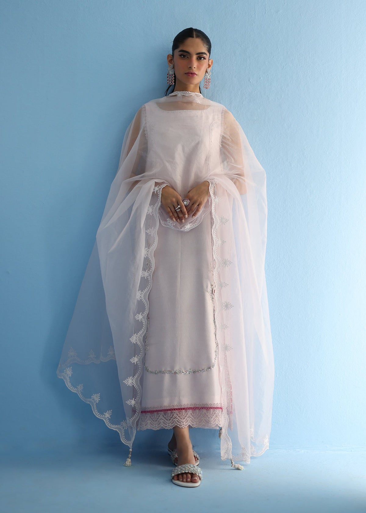 Umsha | Luxury Pret | PINK SPLASH by Umsha - Designer Dress - Type: Ladies Clothes - Available at Libayah - 100% Original