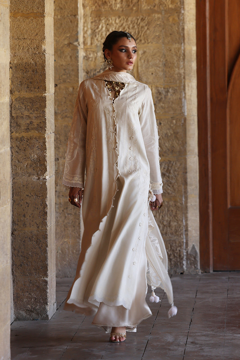 Afrozeh | Basic Pret 26 RTW | NACRE by Afrozeh - Designer Dress  - Type : Ladies Clothes - Available at Libayah - 100% Original 