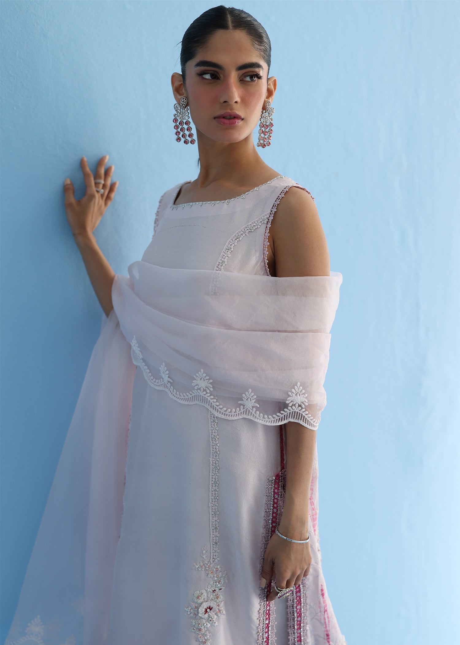 Umsha | Luxury Pret | PINK SPLASH by Umsha - Designer Dress - Type: Ladies Clothes - Available at Libayah - 100% Original