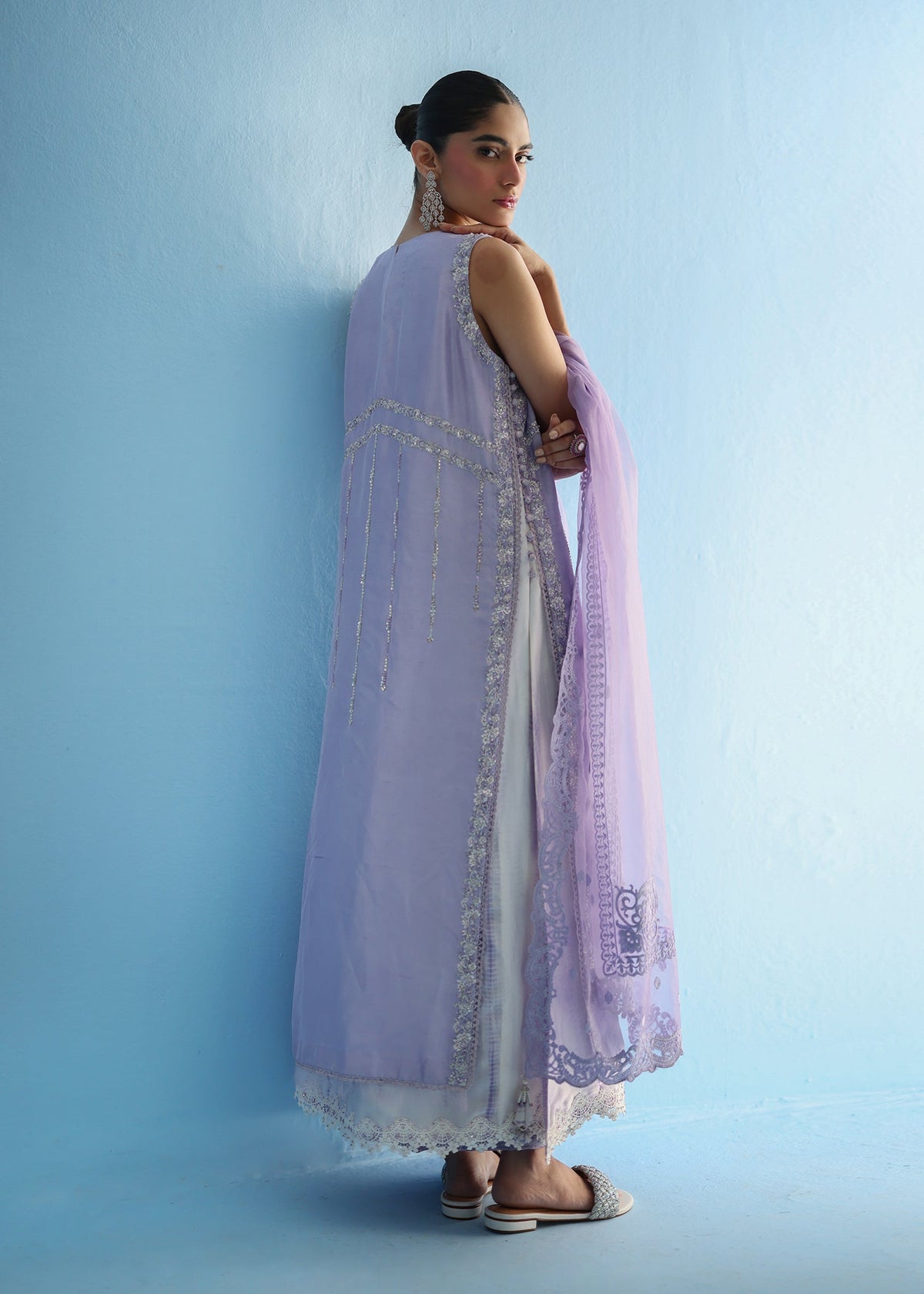 Umsha | Luxury Pret | LILAC MARBLE by Umsha - Designer Dress - Type: Ladies Clothes - Available at Libayah - 100% Original
