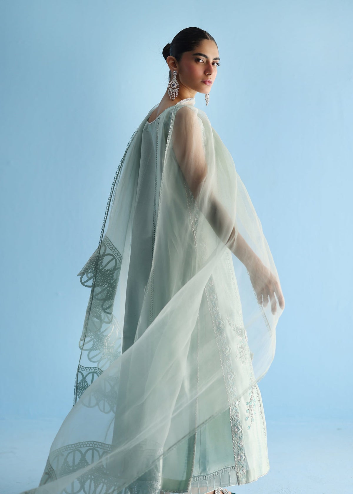 Umsha | Luxury Pret | AQUA ICE by Umsha - Designer Dress - Type: Ladies Clothes - Available at Libayah - 100% Original