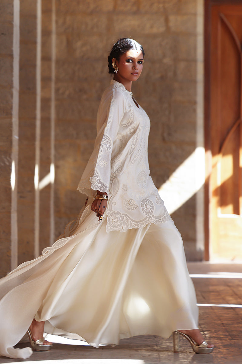 Afrozeh | Basic Pret 26 RTW | NACRE by Afrozeh - Designer Dress  - Type : Ladies Clothes - Available at Libayah - 100% Original 