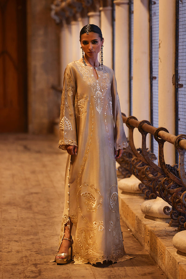 Afrozeh | Basic Pret 26 RTW | NACRE by Afrozeh - Designer Dress  - Type : Ladies Clothes - Available at Libayah - 100% Original 