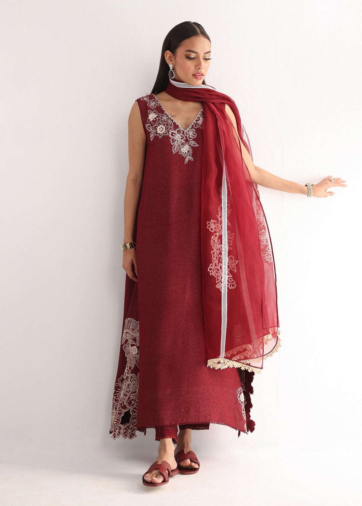 Umsha | Luxury Pret | RAVISHING ROSEWOOD by Umsha - Designer Dress - Type: Ladies Clothes - Available at Libayah - 100% Original
