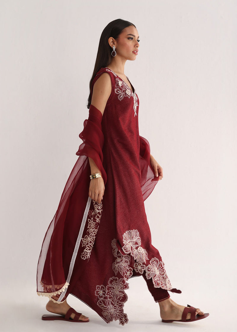 Umsha | Luxury Pret | RAVISHING ROSEWOOD by Umsha - Designer Dress - Type: Ladies Clothes - Available at Libayah - 100% Original