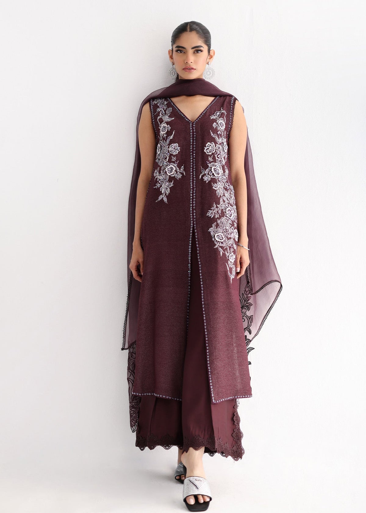 Umsha | Luxury Pret | BERRY BLISS by Umsha - Designer Dress - Type: Ladies Clothes - Available at Libayah - 100% Original