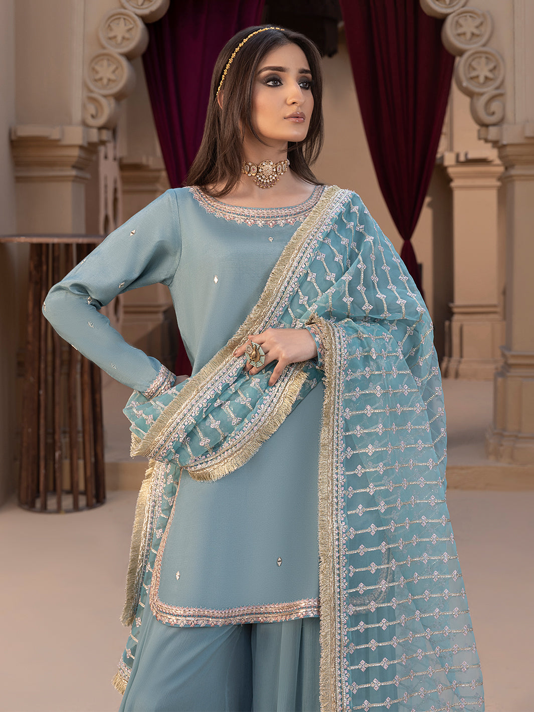 Hem Stitch | Raw Silk Edit 25 | Layla by Hemstitch - Designer Dress - Type: Ladies Clothes - Available at Libayah - 100% Original