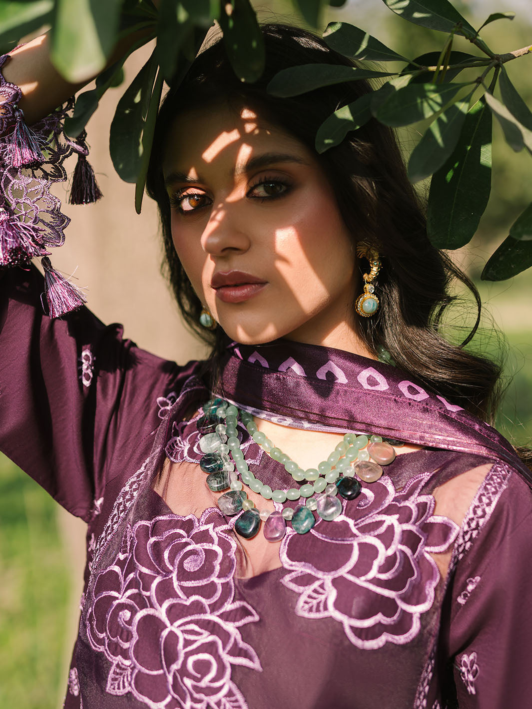Mahnur | Dahlia Luxury Lawn 25 | Lea by Mahnur - Designer Dress - Type: Ladies Clothes - Available at Libayah - 100% Original
