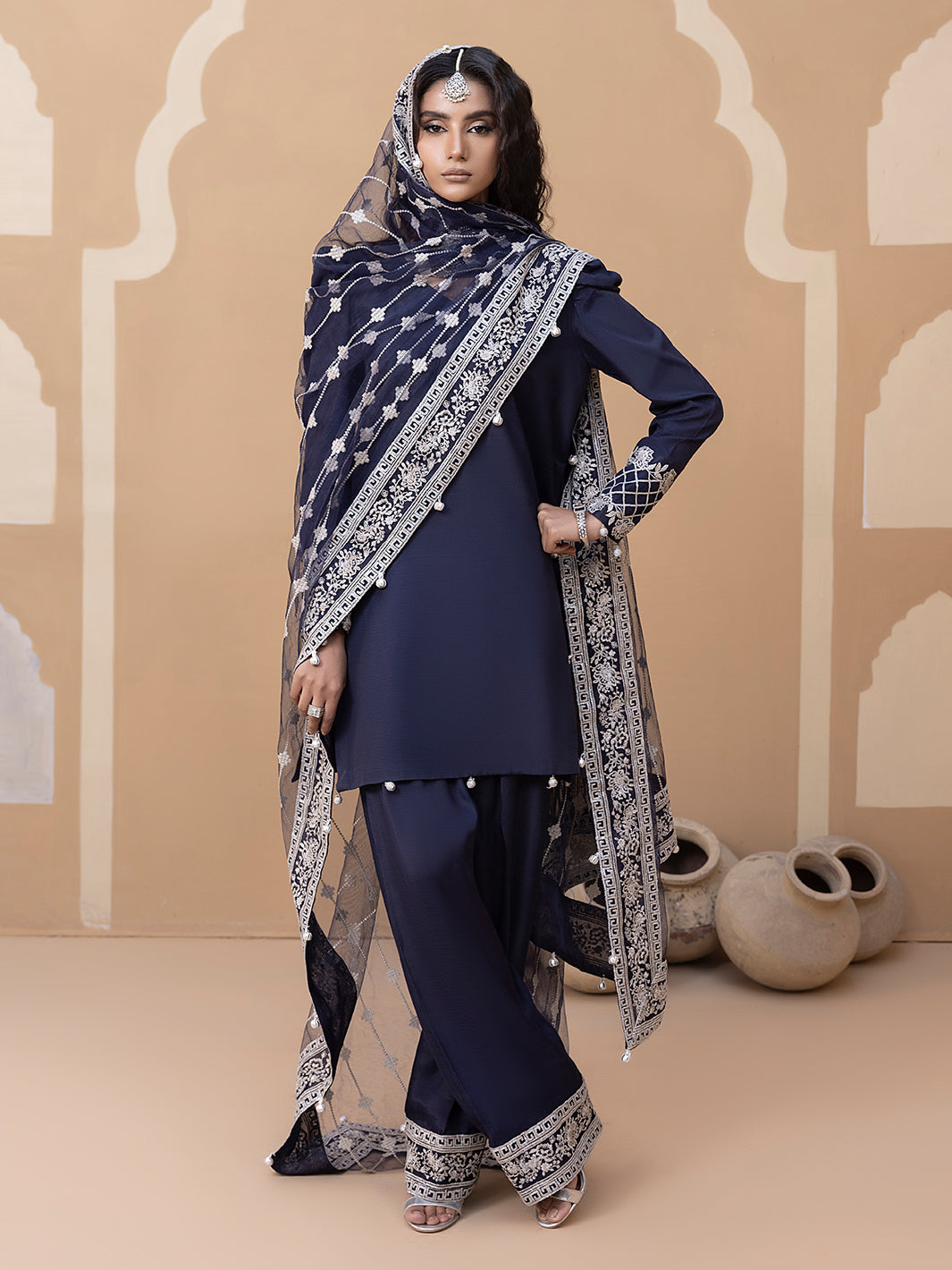 Hem Stitch | Raw Silk Edit 25 | Khayal by Hemstitch - Designer Dress - Type: Ladies Clothes - Available at Libayah - 100% Original