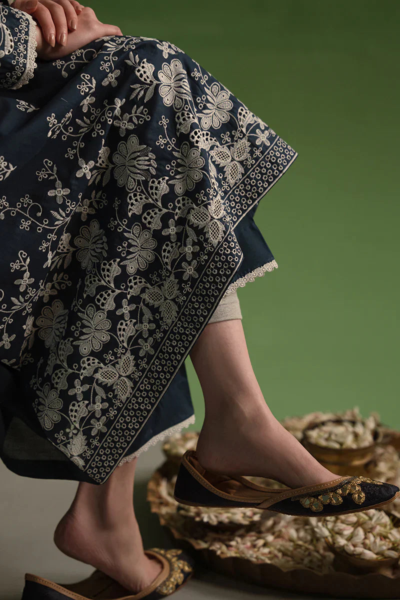 Cross Stitch | Chikankari Lawn | INSIGNIA BLUE