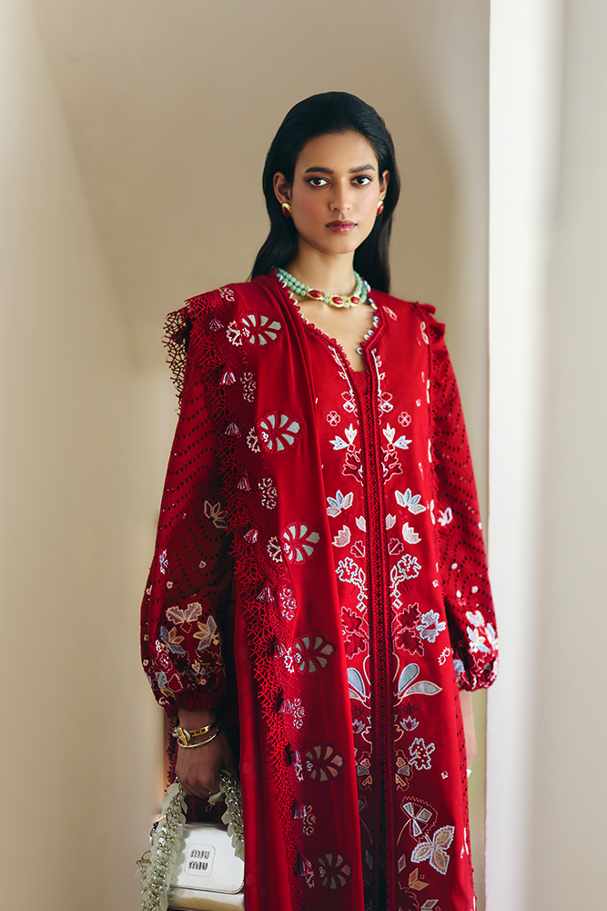 Suffuse | Casual Pret 25 | CRIMSAL by Suffuse - Designer Dress - Type: Ladies Clothes - Available at Libayah - 100% Original