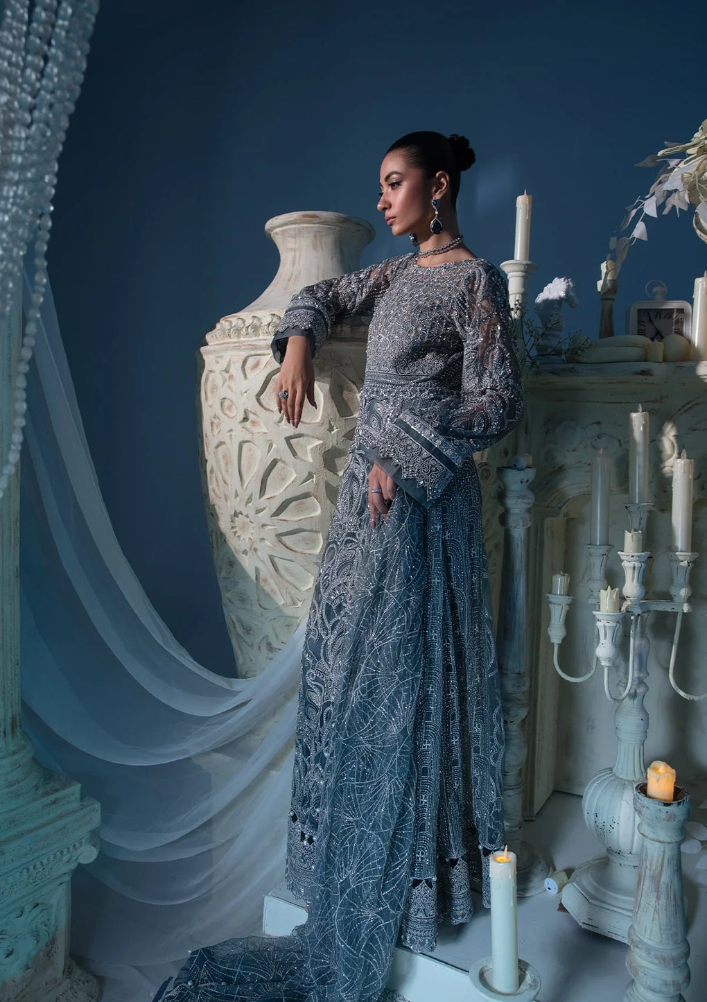 Elaf Premium | Evara Formals 24 | EFE-08 NIRVANA by Elaf Premium - Designer Dress - Type: The Formal Exhibit - Available at Libayah - 100% Original