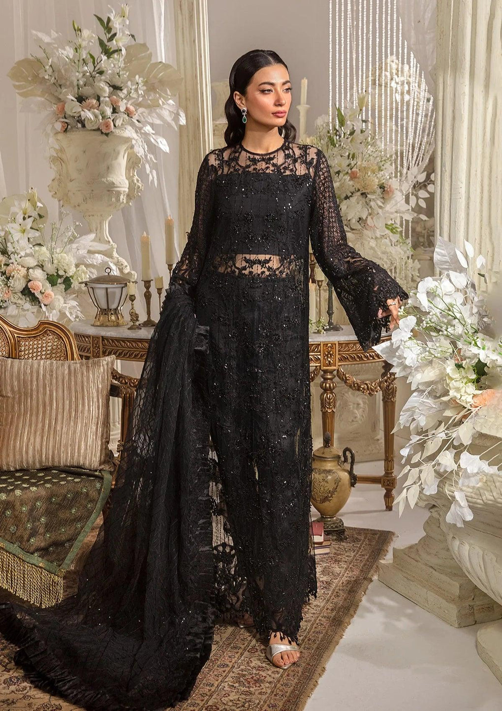 Elaf Premium | Evara Formals 24 | EFE-05 MAJESTY by Elaf Premium - Designer Dress - Type: The Formal Exhibit - Available at Libayah - 100% Original
