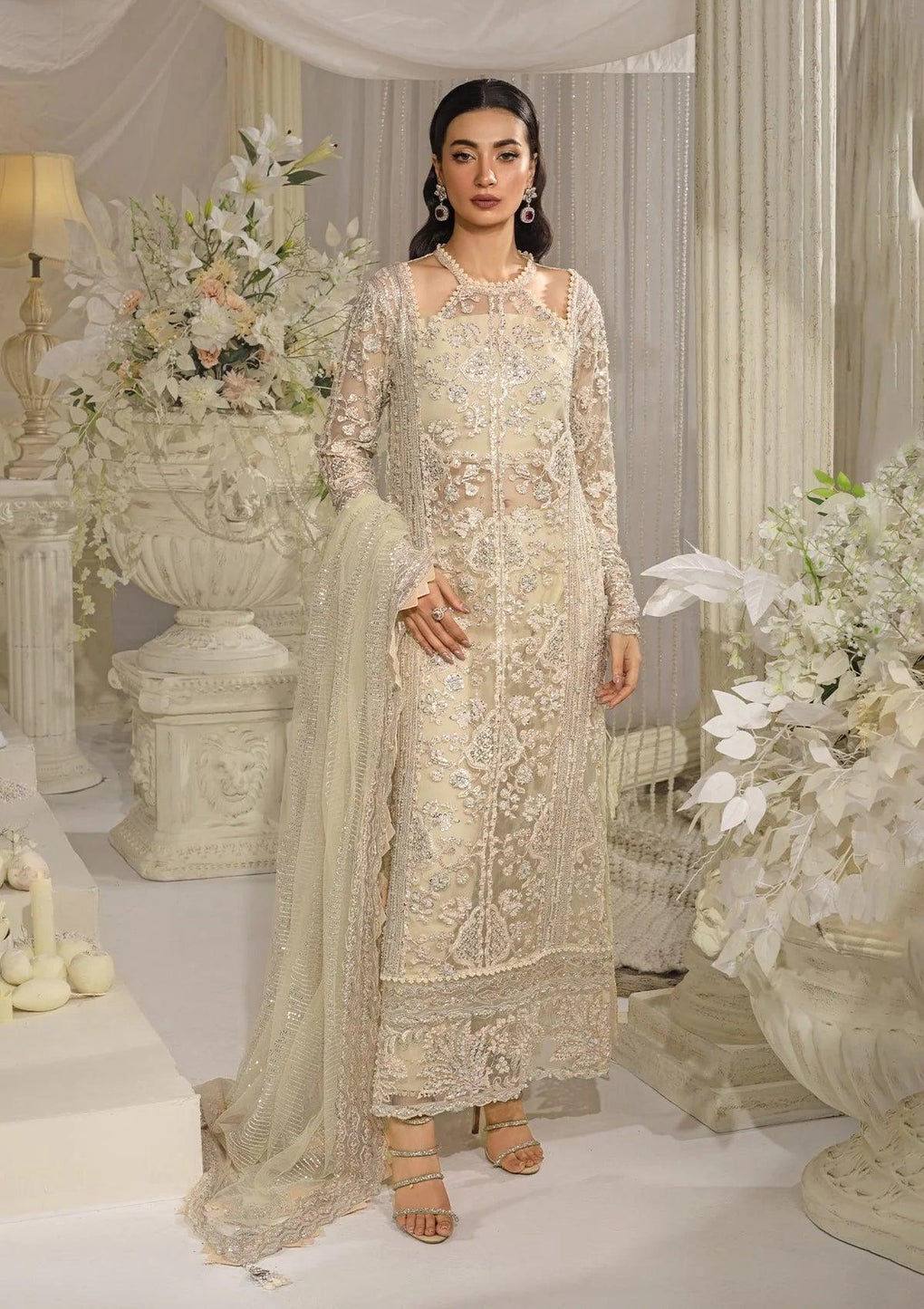 Elaf Premium | Evara Formals 24 | EFE-01 AURA by Elaf Premium - Designer Dress - Type: The Formal Exhibit - Available at Libayah - 100% Original