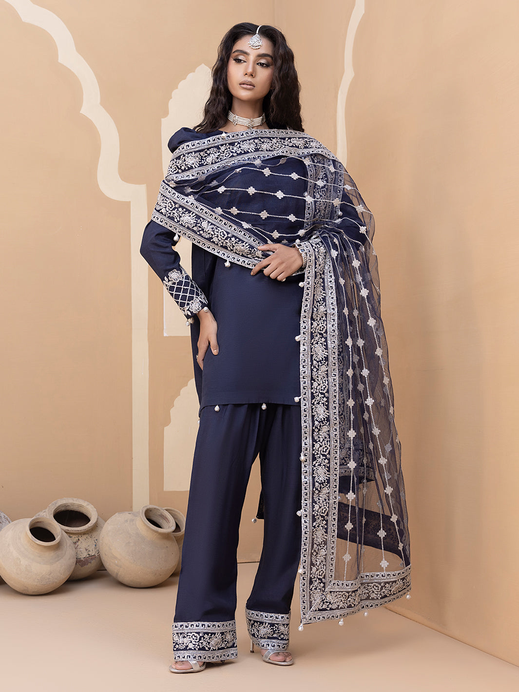 Hem Stitch | Raw Silk Edit 25 | Khayal by Hemstitch - Designer Dress - Type: Ladies Clothes - Available at Libayah - 100% Original