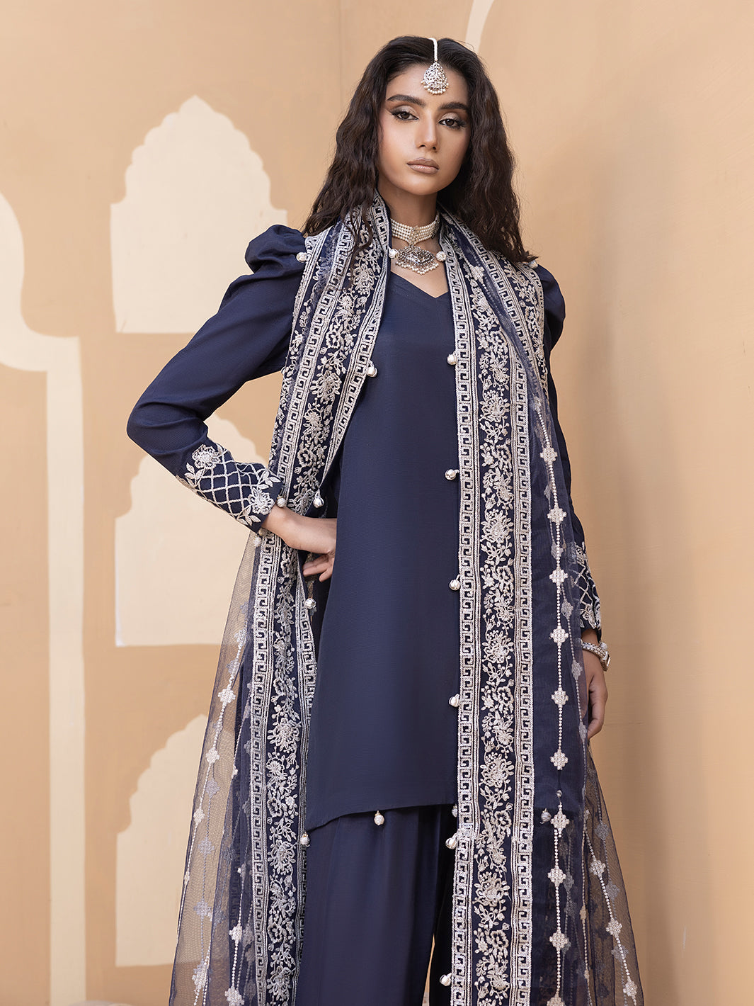 Hem Stitch | Raw Silk Edit 25 | Khayal by Hemstitch - Designer Dress - Type: Ladies Clothes - Available at Libayah - 100% Original