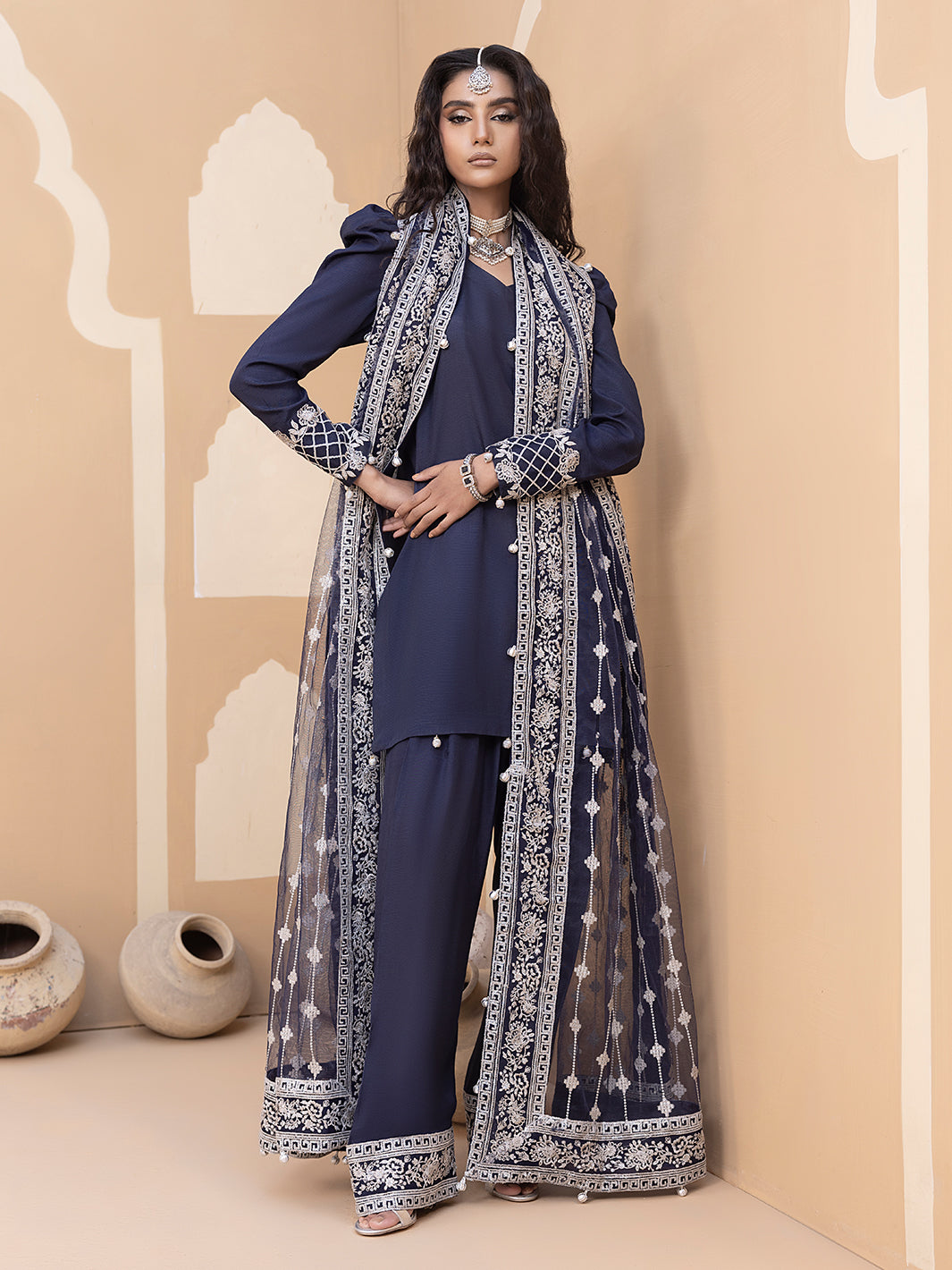 Hem Stitch | Raw Silk Edit 25 | Khayal by Hemstitch - Designer Dress - Type: Ladies Clothes - Available at Libayah - 100% Original